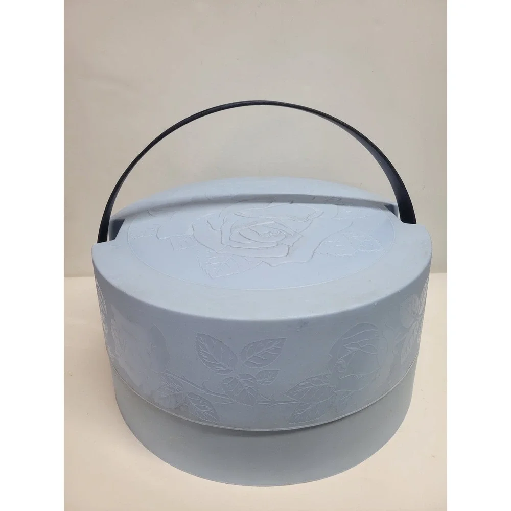 Vintage Artex & Tri-Chem Caddy Liquid Embroidery‎ Paint blue Rose
